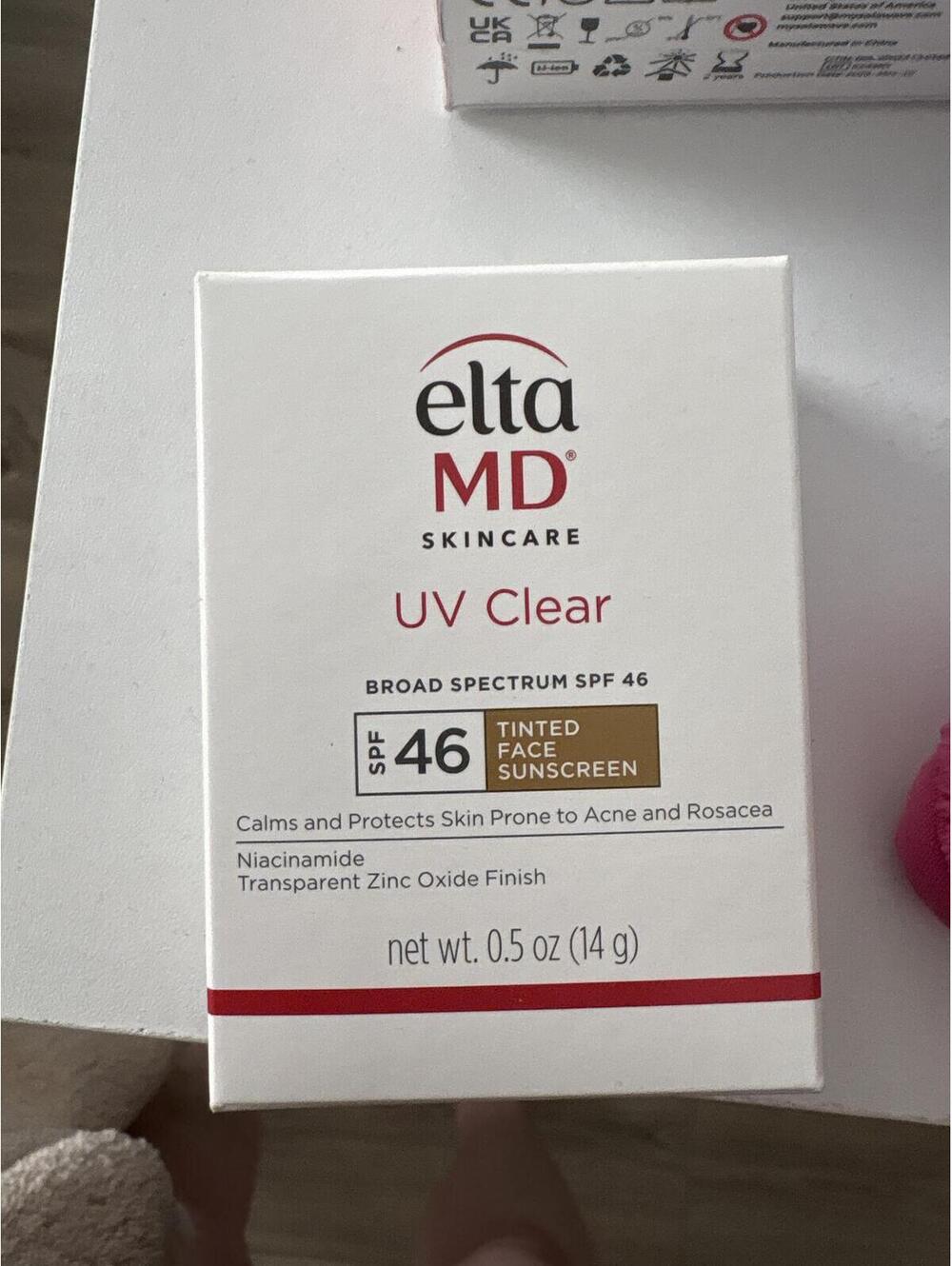 Elta MD UV Clear Broad Spectrum SPF 46 Tinted Face Sunscreen 0.5 oz